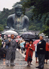 Beim gro&szlig;en Buddha in Japan